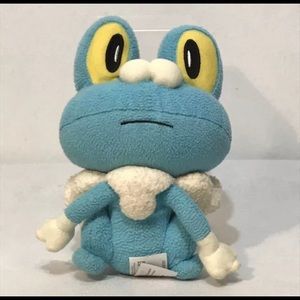 Pokemon TOMY 7" Tall Froakie Frog Stuffed Plush Animal 2015